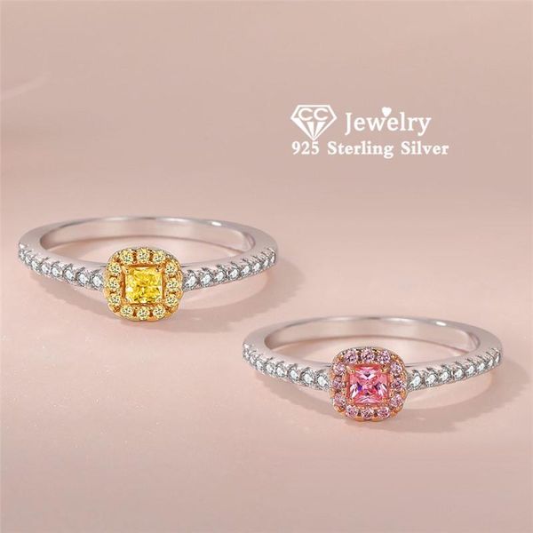cluster rings silver for women fine jewelry pink and yellow square stone ring ladies vintage bridal wedding engagement bague 1576, Golden;silver
cluster rings silver for women fine jewelry pink and yellow square stone ring ladies vintage bridal wedding engagement bague 1576, Golden;silver