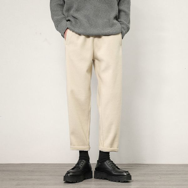 2021 new winter men's fashion trend heavy woolen keep warm casual pants thickening drawstring solid color trousers size m-3xl 28g2, Black
2021 new winter men's fashion trend heavy woolen keep warm casual pants thickening drawstring solid color trousers size m-3xl 28g2, Black