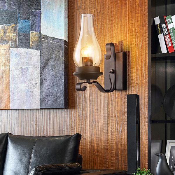 e27 retro industrial style kerosene wall lamp bedside lamp corridor wrought iron aisle lamps living room decoration
e27 retro industrial style kerosene wall lamp bedside lamp corridor wrought iron aisle lamps living room decoration