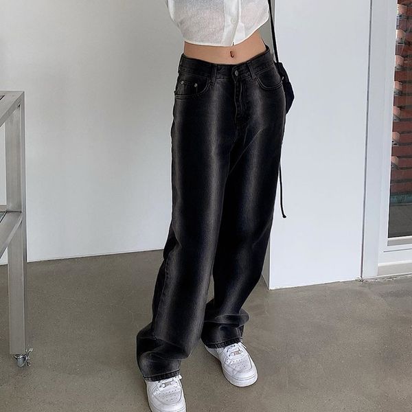 casual striped black jeans pants women straight long denim trousers ladies pocket high waist pants capris autumn 2021, Black;white
casual striped black jeans pants women straight long denim trousers ladies pocket high waist pants capris autumn 2021, Black;white