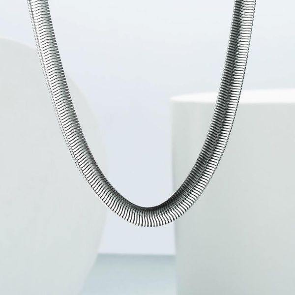 chains european fashion trendy titanium steel snake bone chain men and women necklace personality metal mecklace accessories, Silver
chains european fashion trendy titanium steel snake bone chain men and women necklace personality metal mecklace accessories, Silver