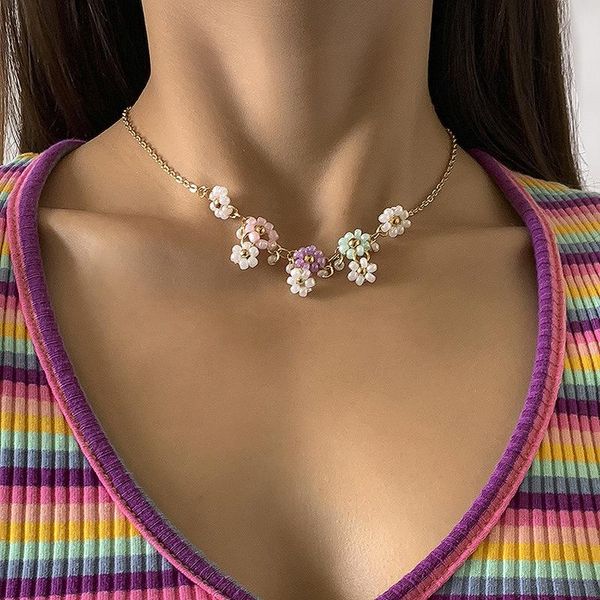 chokers lovoacc romantic small colourful beaded floral necklace for women ladies gold color thin chain accessories, Golden;silver
chokers lovoacc romantic small colourful beaded floral necklace for women ladies gold color thin chain accessories, Golden;silver