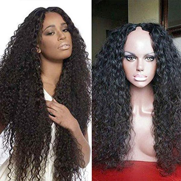 lace wigs 250 density u part 100% human hair afro curly unprocessed middle water wave wig malaysia kinky, Black;brown
lace wigs 250 density u part 100% human hair afro curly unprocessed middle water wave wig malaysia kinky, Black;brown