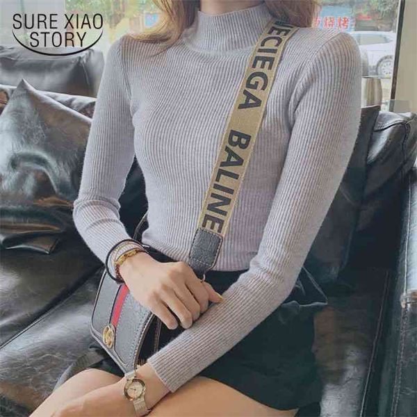 autumn winter women sweater turtleneck long sleeve sweater slim winter clothes women bottom pullover solid office lady 10355 210527, White;black
autumn winter women sweater turtleneck long sleeve sweater slim winter clothes women bottom pullover solid office lady 10355 210527, White;black