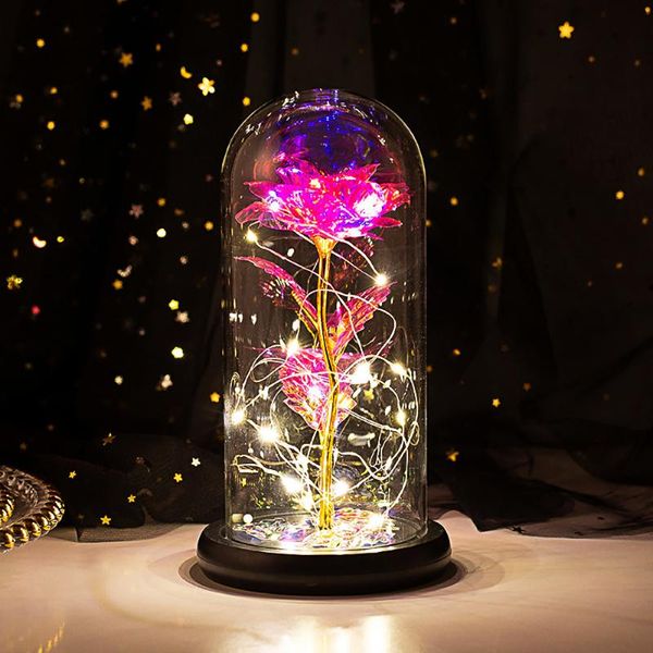 color gold leaf rose flower lamp with glass cover ornaments artificial flower decoration lamp night light valentine's day gift
color gold leaf rose flower lamp with glass cover ornaments artificial flower decoration lamp night light valentine's day gift