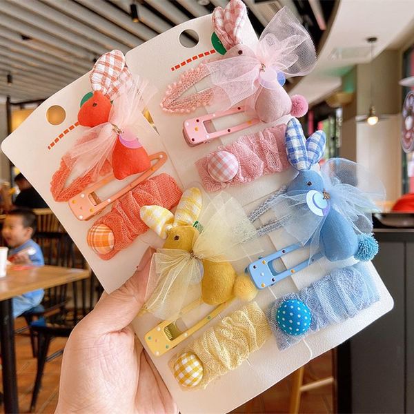 3 pcs cute korean children cartoon hair accessories sweet girl personality fashion fabric long ears lace bb clip headwear, Slivery;white
3 pcs cute korean children cartoon hair accessories sweet girl personality fashion fabric long ears lace bb clip headwear, Slivery;white