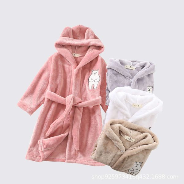clothing autumn and winter new nightgown cartoon animal hooded bathrobe children's flannel housewear, Blue;red
clothing autumn and winter new nightgown cartoon animal hooded bathrobe children's flannel housewear, Blue;red