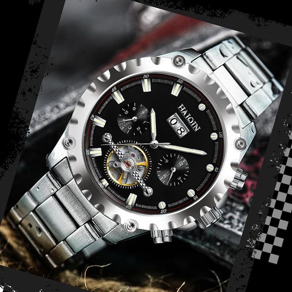 wristwatches haiqin 2021 business men's watches automatic men watch mechanical sport tourbillon montre homme, Slivery;brown
wristwatches haiqin 2021 business men's watches automatic men watch mechanical sport tourbillon montre homme, Slivery;brown