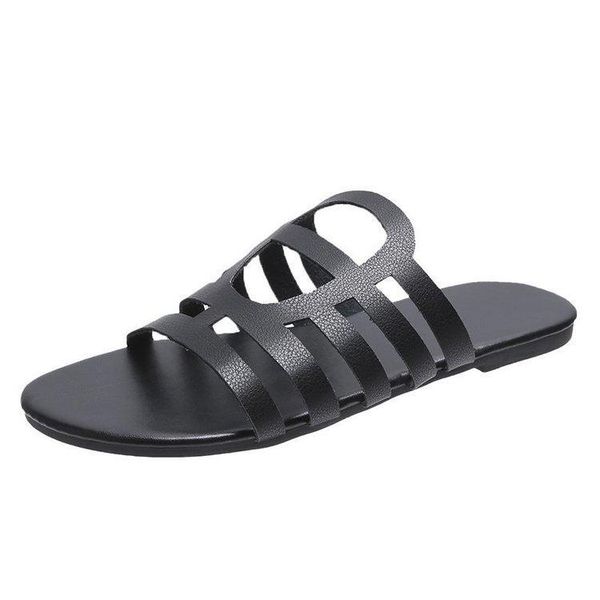 slippers 2021 summer flat trendy strap women's shoes beach sandals, Black
slippers 2021 summer flat trendy strap women's shoes beach sandals, Black