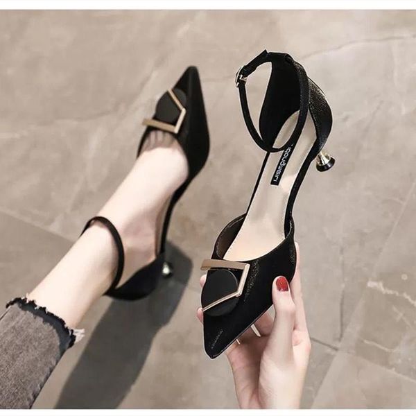 dress shoes zapatos de mujer women fashion sweet pointed toe light weight buckle strap stiletto heels lady casual green office g9271, Black
dress shoes zapatos de mujer women fashion sweet pointed toe light weight buckle strap stiletto heels lady casual green office g9271, Black