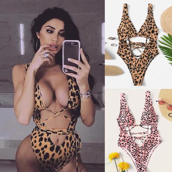 womens swimwear bikini one pieces low-cut leopard tankini push-up lady swimsuits bathing suit beach wear female biquini cj
womens swimwear bikini one pieces low-cut leopard tankini push-up lady swimsuits bathing suit beach wear female biquini cj