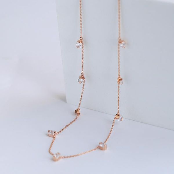 chains fashion designer zircon shiny chain necklace gorgeous jewelr for women, Silver
chains fashion designer zircon shiny chain necklace gorgeous jewelr for women, Silver