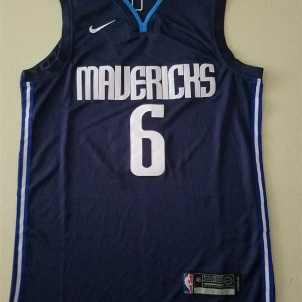 322s #6 kristaps porzingis 2019 20 statement jersey navy blue, Black 
322s #6 kristaps porzingis 2019 20 statement jersey navy blue, Black