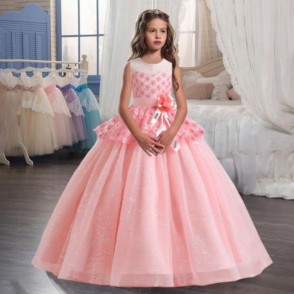 girl's dresses 10 12 years pink flower girl birthday banquet lace stitching dress wedding girls evening princess eucharist party, Red;yellow
girl's dresses 10 12 years pink flower girl birthday banquet lace stitching dress wedding girls evening princess eucharist party, Red;yellow