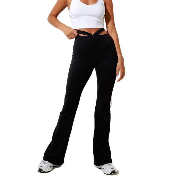women's pants & capris hight waist fashion casual solid color strap flared long trousers pockets loose outdoor slim flares, Black;white
women's pants & capris hight waist fashion casual solid color strap flared long trousers pockets loose outdoor slim flares, Black;white
