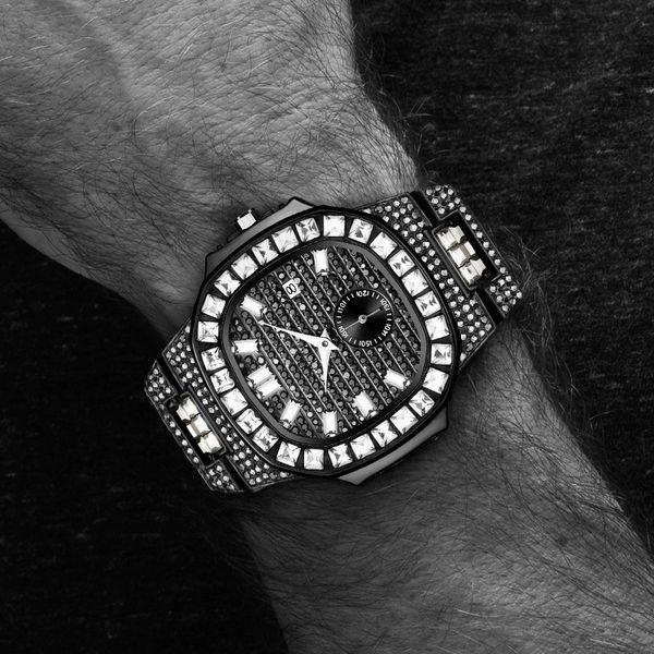 black men's watch rectangular luxury brand watches diamond man hip hop missfox ice out waterproof drop 2021 men reloj, Slivery;brown
black men's watch rectangular luxury brand watches diamond man hip hop missfox ice out waterproof drop 2021 men reloj, Slivery;brown