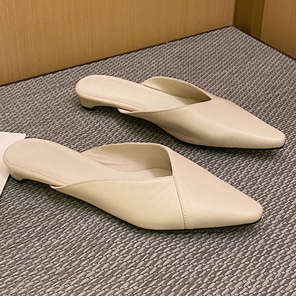 womens genuine leather kitten heel pointed toe sllip-on slides summer elegant ladies slim sandals mules shoes saledress shoes, Black
womens genuine leather kitten heel pointed toe sllip-on slides summer elegant ladies slim sandals mules shoes saledress shoes, Black
