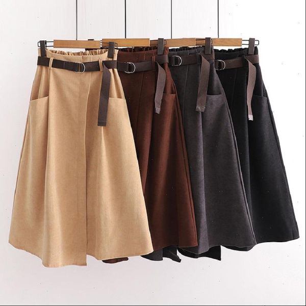 2021 new autumn winter solid color skirt with bekt women casual artistic pocket high waist slim irregular midi skirt for women, Black
2021 new autumn winter solid color skirt with bekt women casual artistic pocket high waist slim irregular midi skirt for women, Black