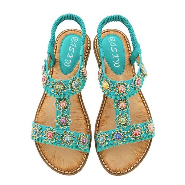 sandals 2021 summer women's bohemian fashion round head colorful diamond flat beach shoes large size women, Black
sandals 2021 summer women's bohemian fashion round head colorful diamond flat beach shoes large size women, Black