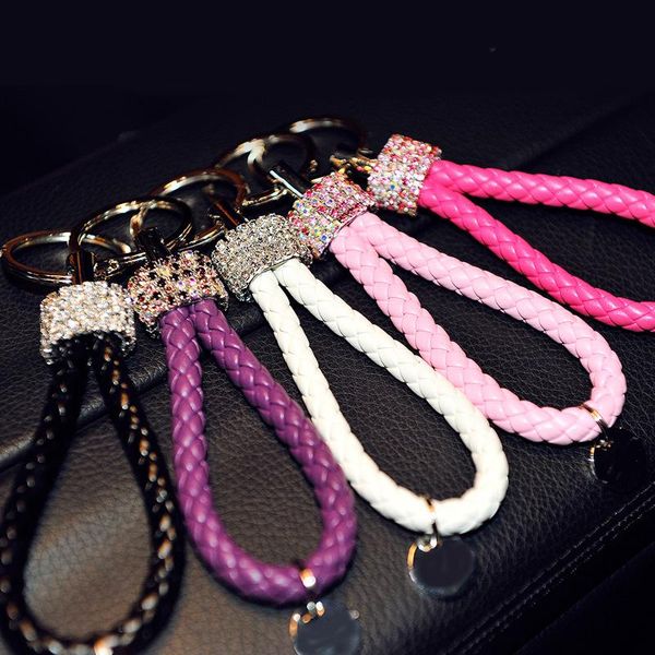 keychains rhinestone diamond car key chain for motorcycles cars fobs knit leather rope ring keyring men and women, Silver
keychains rhinestone diamond car key chain for motorcycles cars fobs knit leather rope ring keyring men and women, Silver