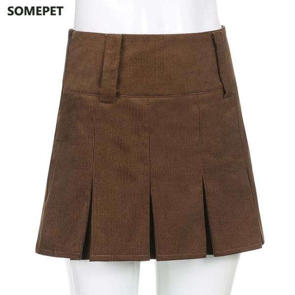 skirts brown vintage corduroy pleated womens 90s y2k aesthetic school girl mini skirt high waist cute kawaii clothes, Black
skirts brown vintage corduroy pleated womens 90s y2k aesthetic school girl mini skirt high waist cute kawaii clothes, Black