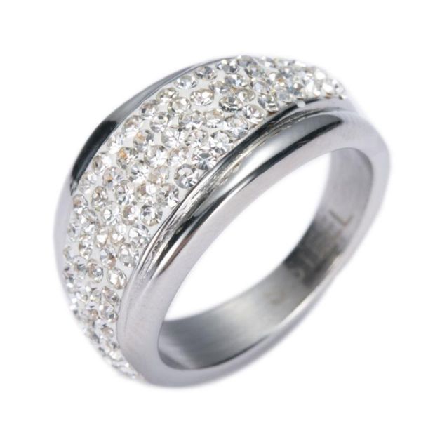 wedding rings niba 316l stainless steel ring for women with austrian crystal quality, Slivery;golden 
wedding rings niba 316l stainless steel ring for women with austrian crystal quality, Slivery;golden