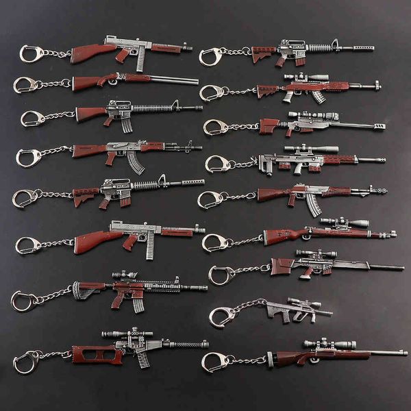 keychains 15style 11cm new game sniper key chain battle grounds keychain 98k ak47 gun alloy keyring jewelry pubg fans gift men, Silver
keychains 15style 11cm new game sniper key chain battle grounds keychain 98k ak47 gun alloy keyring jewelry pubg fans gift men, Silver