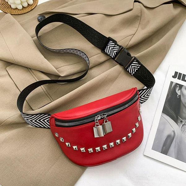waist bags small chain women's fanny pack rivets leather bag chest shoulder crossbody luxury designer handbags and purses female
waist bags small chain women's fanny pack rivets leather bag chest shoulder crossbody luxury designer handbags and purses female