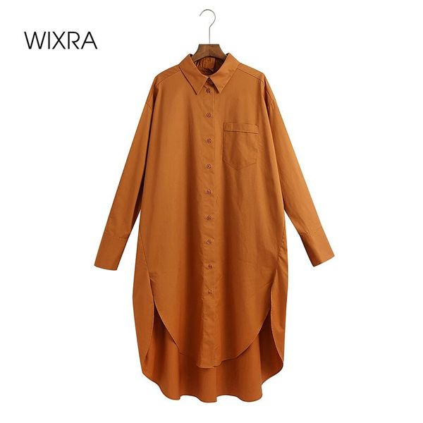 wixra womens solid long blouses loose stylish oversized turn-down collar full sleeve shirts for female autumn spring, White
wixra womens solid long blouses loose stylish oversized turn-down collar full sleeve shirts for female autumn spring, White