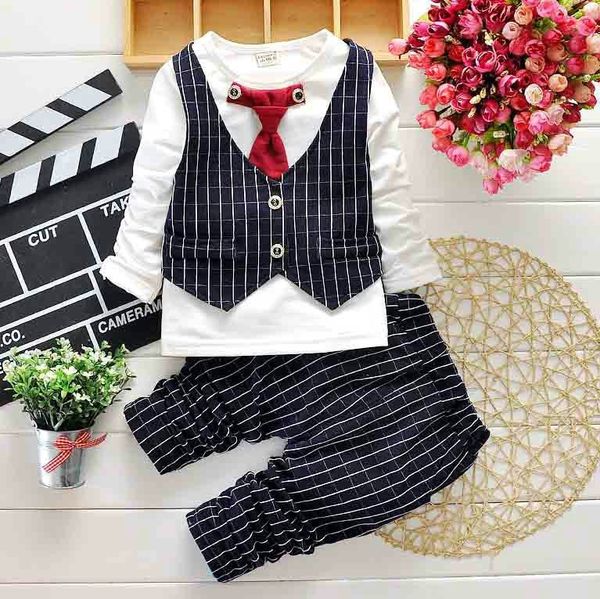 Baby Boy Clothes Set Toddler Kids Cotton Clothes Coat Gentleman Children Clothing Outfit Set Fake Two Piece Vest Shirt, Blue
Baby Boy Clothes Set Toddler Kids Cotton Clothes Coat Gentleman Children Clothing Outfit Set Fake Two Piece Vest Shirt, Blue