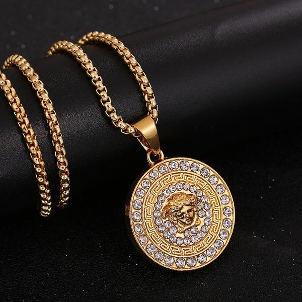 chains european hip hop cool brand accessories diamond cuban link chain pendant necklace, Silver
chains european hip hop cool brand accessories diamond cuban link chain pendant necklace, Silver