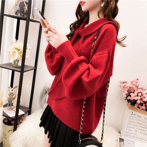 korean fashion 3 color knitted sweater women student loose casual jumpers ladies solid long sleeve knitwear pullover female xe4g, White;black
korean fashion 3 color knitted sweater women student loose casual jumpers ladies solid long sleeve knitwear pullover female xe4g, White;black