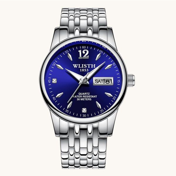 wristwatches wlisth brand couples quartz men watch women valentine gift clock watches ladies stainless steel 30m waterproof, Slivery;brown
wristwatches wlisth brand couples quartz men watch women valentine gift clock watches ladies stainless steel 30m waterproof, Slivery;brown