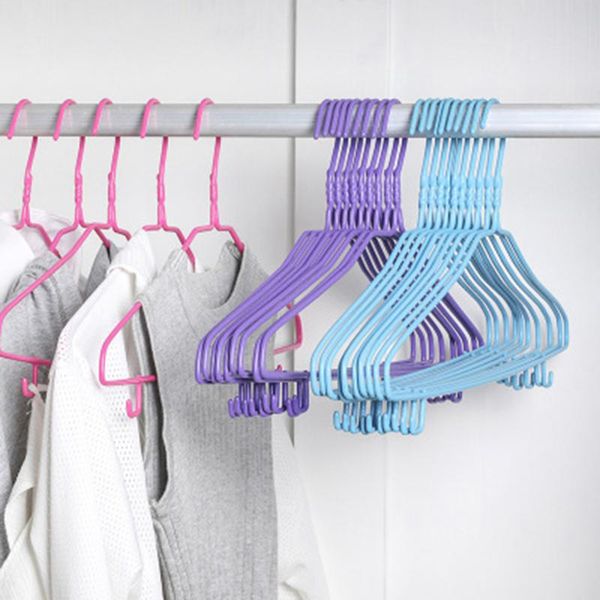 hangers & racks 10pcs/lot colorful drying with hook clothes non slip coat hanger stand closet organizer
hangers & racks 10pcs/lot colorful drying with hook clothes non slip coat hanger stand closet organizer