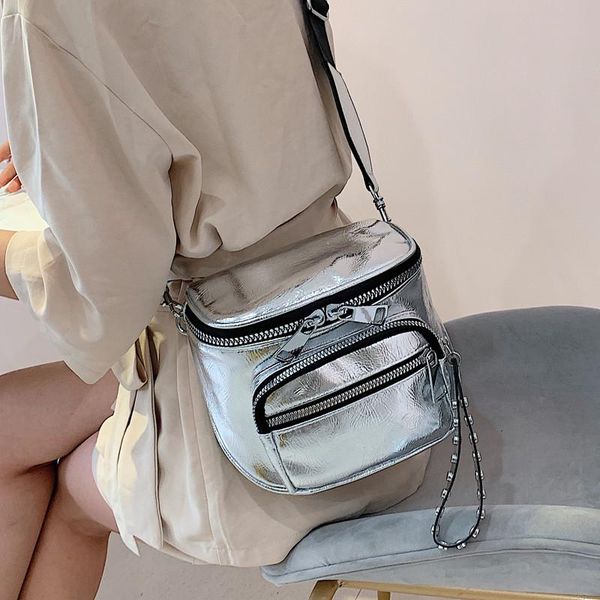 evening bags nigedu glossy wide strap women shoulder bag designer rivet crossbody for female handbags silver bolsas feminina black
evening bags nigedu glossy wide strap women shoulder bag designer rivet crossbody for female handbags silver bolsas feminina black