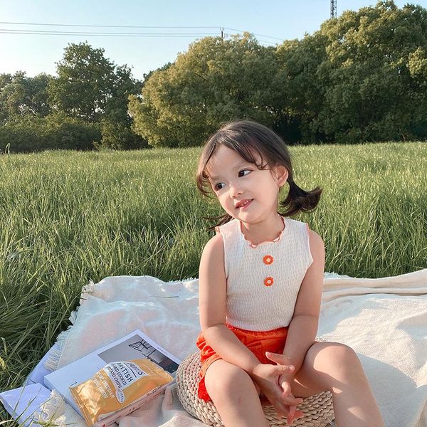 vest summer cute flower sleeveless vests casual thin cotton soft waistcoats 0-6y, Blue
vest summer cute flower sleeveless vests casual thin cotton soft waistcoats 0-6y, Blue