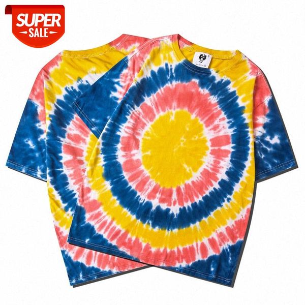 men's loose street couple hip-hop color tie-dye round neck short-sleeved t-shirt #oh92, White;black
men's loose street couple hip-hop color tie-dye round neck short-sleeved t-shirt #oh92, White;black