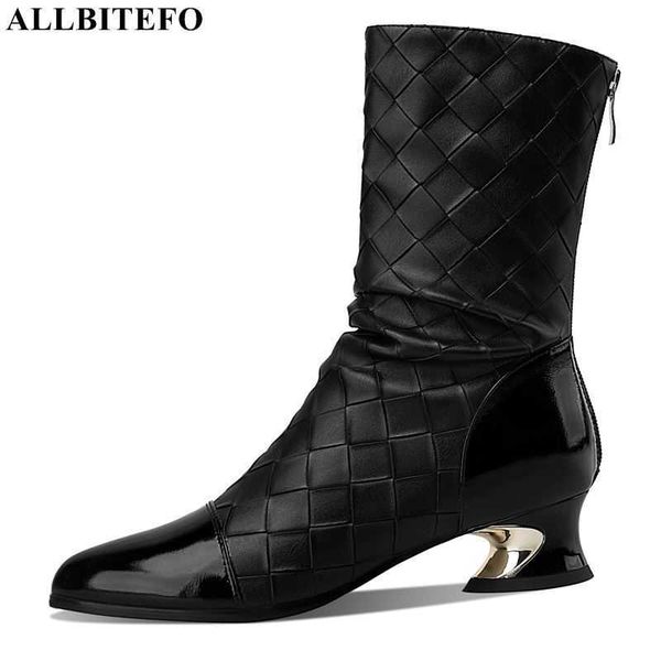 allbitefo natural genuine leather women boots women heels shoes fashion leisure ankle riding boots motocycle boots 210611, Black
allbitefo natural genuine leather women boots women heels shoes fashion leisure ankle riding boots motocycle boots 210611, Black
