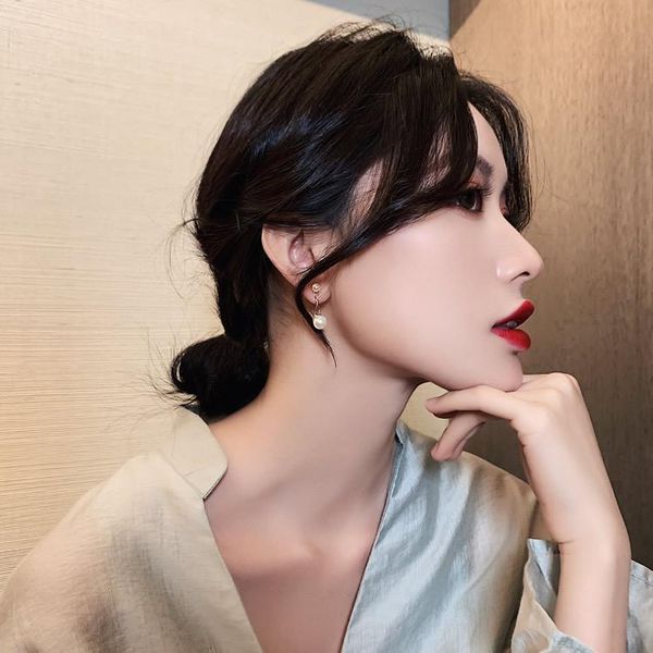 dangle & chandelier cross imitation pearl female elegant earrings simple temperament korean fashion sweet delicate bride wedding jewelry, Silver
dangle & chandelier cross imitation pearl female elegant earrings simple temperament korean fashion sweet delicate bride wedding jewelry, Silver