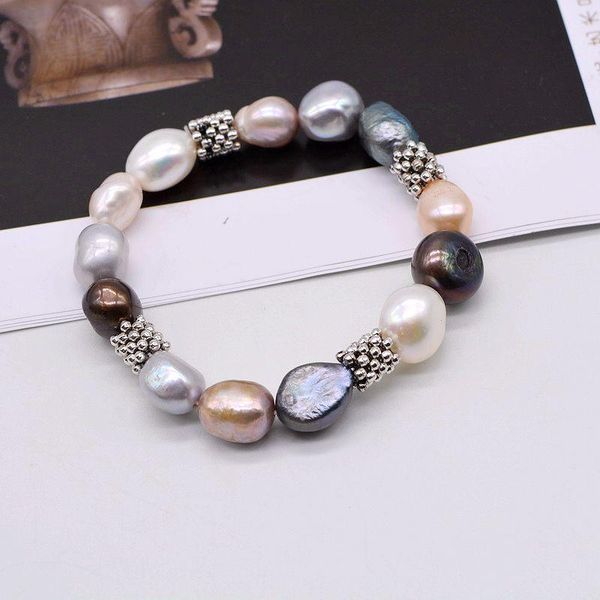 charm bracelets vintage colored baroque pearl bracelet, natural shape pearl, silver accessories classic bracelet, Golden;silver
charm bracelets vintage colored baroque pearl bracelet, natural shape pearl, silver accessories classic bracelet, Golden;silver