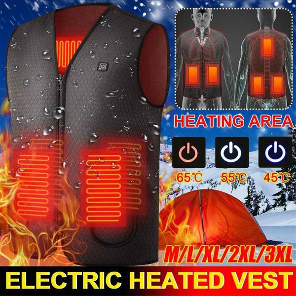men's jackets upgraded heated vest smart electric heating rechargeable warming usb jacket men women thermal coat, Black;brown
men's jackets upgraded heated vest smart electric heating rechargeable warming usb jacket men women thermal coat, Black;brown
