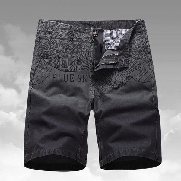 men's shorts five-point pants casual breathable pockets classic straight leg cargo for daily, White;black
men's shorts five-point pants casual breathable pockets classic straight leg cargo for daily, White;black