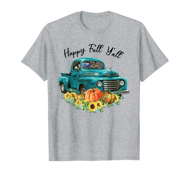 happy fall y'all vintage truck sunflower and pumpkin autumn t-shirt, White;black
happy fall y'all vintage truck sunflower and pumpkin autumn t-shirt, White;black