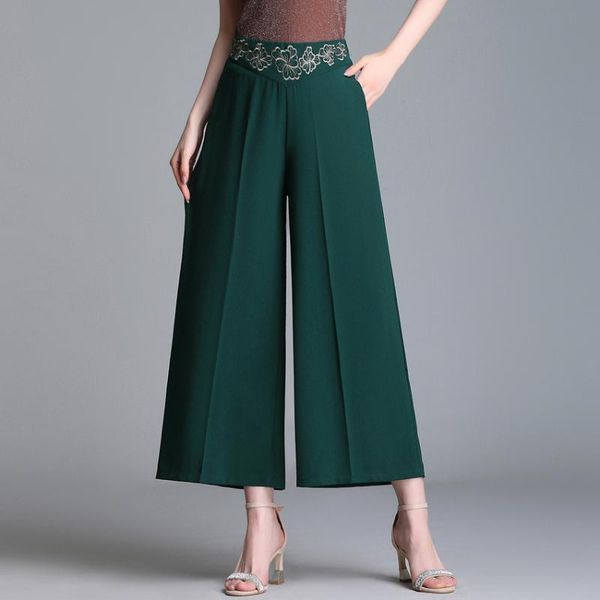 women's pants & capris 2021 summer women high waist loose wide leg casual trousers ladies vintage embroidery female plus size 5xl, Black;white
women's pants & capris 2021 summer women high waist loose wide leg casual trousers ladies vintage embroidery female plus size 5xl, Black;white