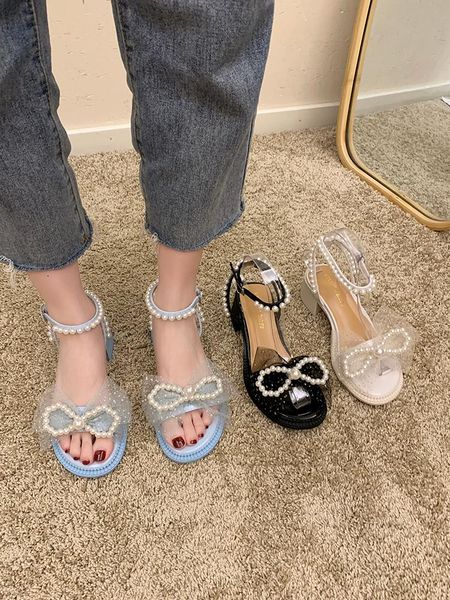 sandals summer fashion female fairy style 2021 wild bow-knot polka-dot temperament pointed mid-heel women's shoes, Black
sandals summer fashion female fairy style 2021 wild bow-knot polka-dot temperament pointed mid-heel women's shoes, Black