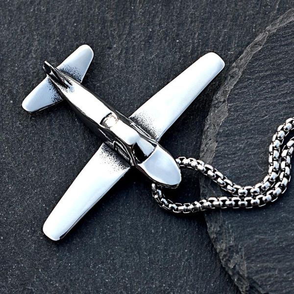 simple airplane pendant neckalce for men and women fashion stainless steel necklace punk biker jewelry accessories wholesale, Silver
simple airplane pendant neckalce for men and women fashion stainless steel necklace punk biker jewelry accessories wholesale, Silver