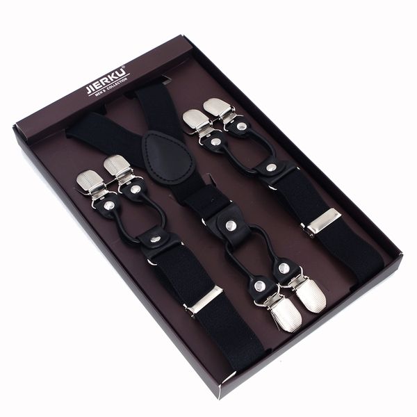 suspenders black leather 6 clips braces male vintage casual suspensorio trousers strap father/husbands gift 2.5*120cm, Black;white
suspenders black leather 6 clips braces male vintage casual suspensorio trousers strap father/husbands gift 2.5*120cm, Black;white