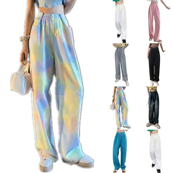 women's jeans pants wide leg women summer casual thin high waist denim trousers female clothing fashion, Blue
women's jeans pants wide leg women summer casual thin high waist denim trousers female clothing fashion, Blue