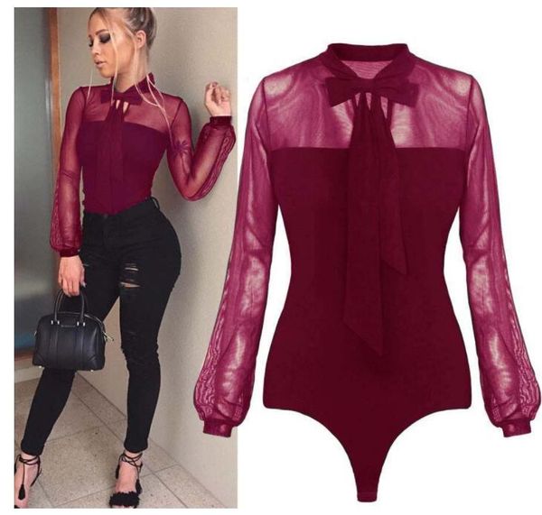 women's jumpsuits & rompers 2021 summer bodysuit women bow black mock neck patchwork long sleeve back ladies lace mesh transparent, Black;white
women's jumpsuits & rompers 2021 summer bodysuit women bow black mock neck patchwork long sleeve back ladies lace mesh transparent, Black;white
