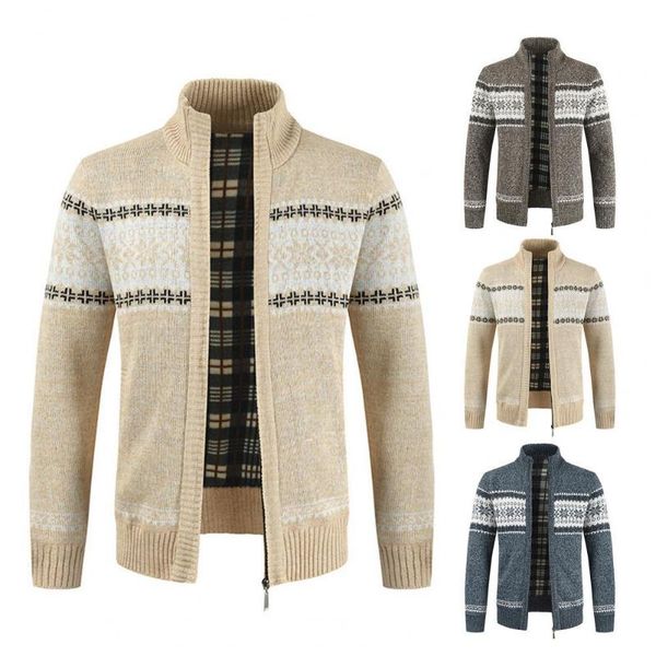men's sweaters knitted sweater coat vintage print stand collar for autumn winter oversize plus size cardigan men clothing, White;black
men's sweaters knitted sweater coat vintage print stand collar for autumn winter oversize plus size cardigan men clothing, White;black